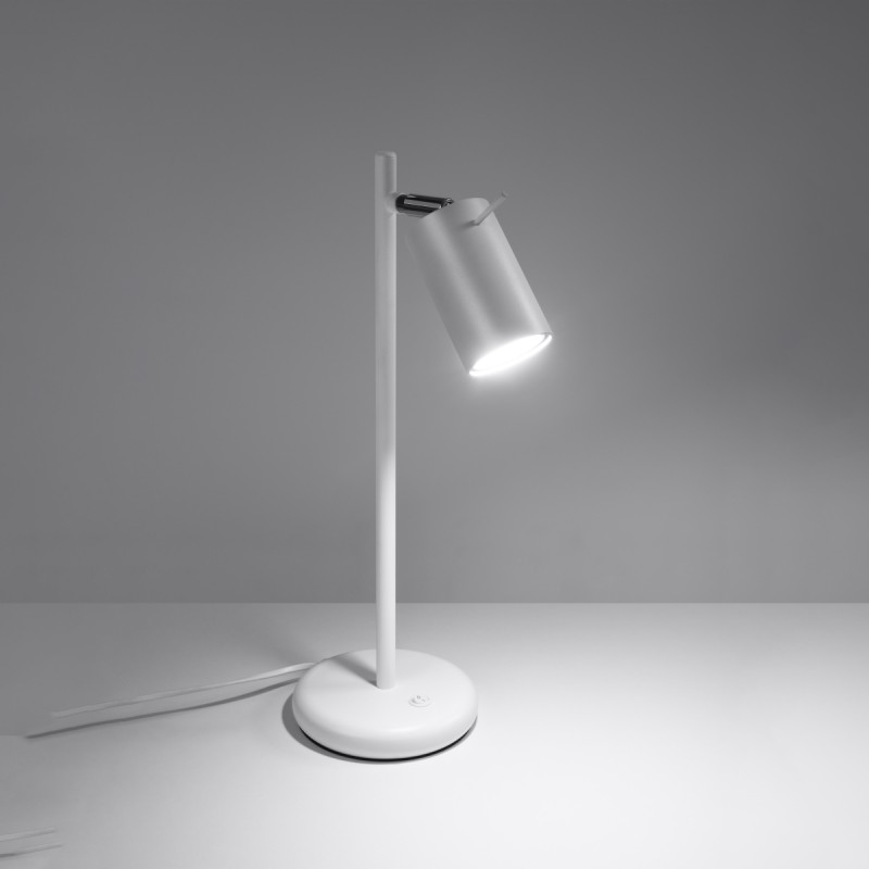 Sollux Stolná lampa RING biela
