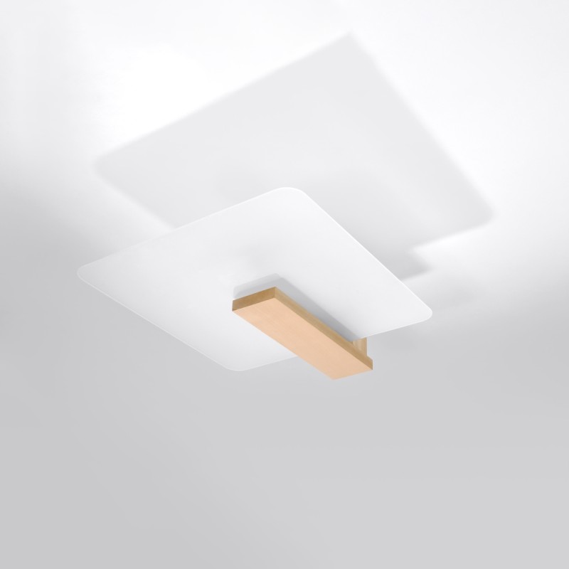 Sollux Stropné svietidlo LAPPO z prírodného dreva SL.1095