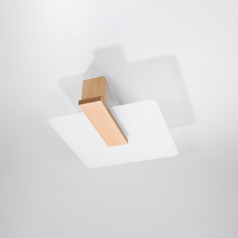 Sollux Stropné svietidlo LAPPO z prírodného dreva SL.1095