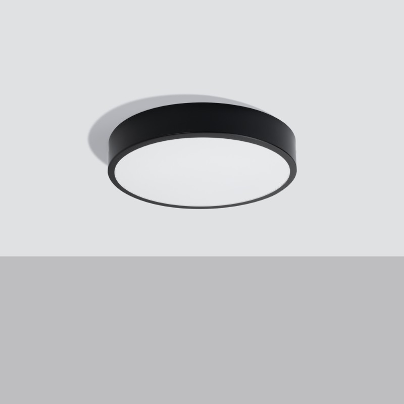 Sollux Stropné svietidlo ONYX 40 čierna LED 3000K