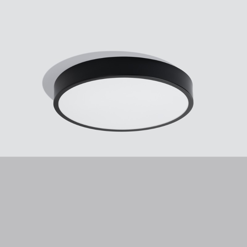Sollux Stropné svietidlo ONYX 50 čierna LED 3000K