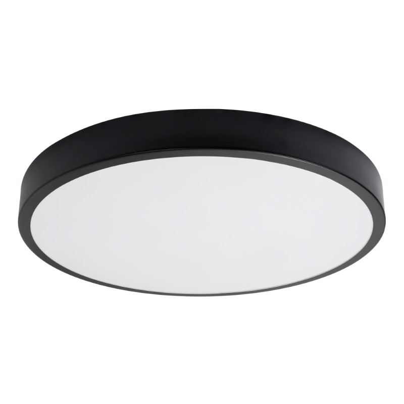 Sollux Stropné svietidlo ONYX 60 čierna LED 3000K