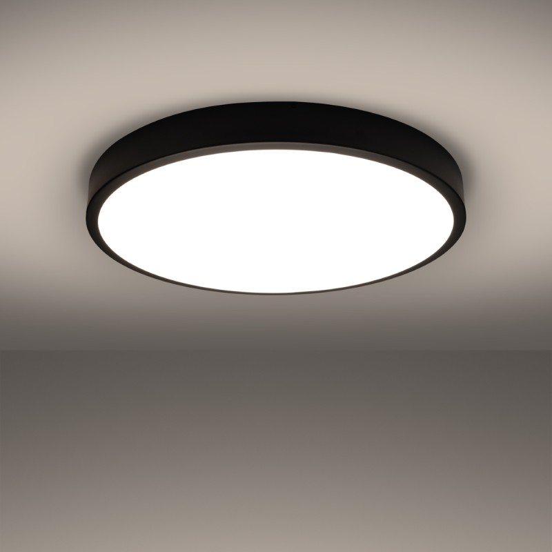 Sollux Stropné svietidlo ONYX 60 čierna LED 3000K