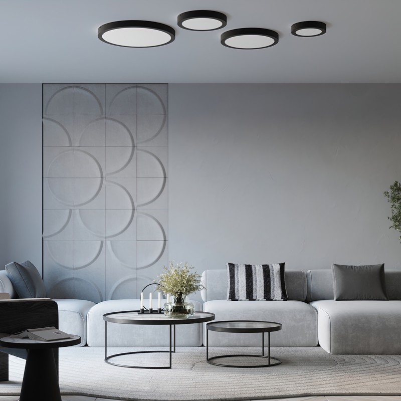 Sollux Stropné svietidlo ONYX 60 biela LED 3000K