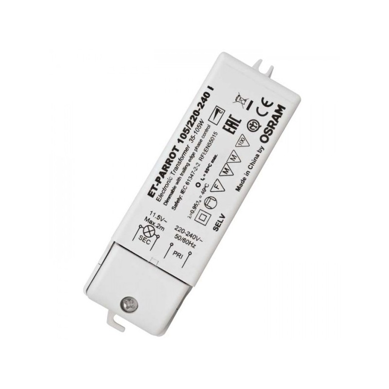 RENDL TRAFO 35-105W 12V AC DIMM   12V 105W G13003