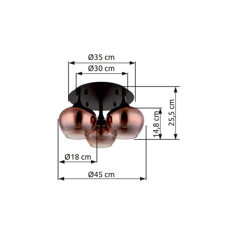 Globo 15548-3DG