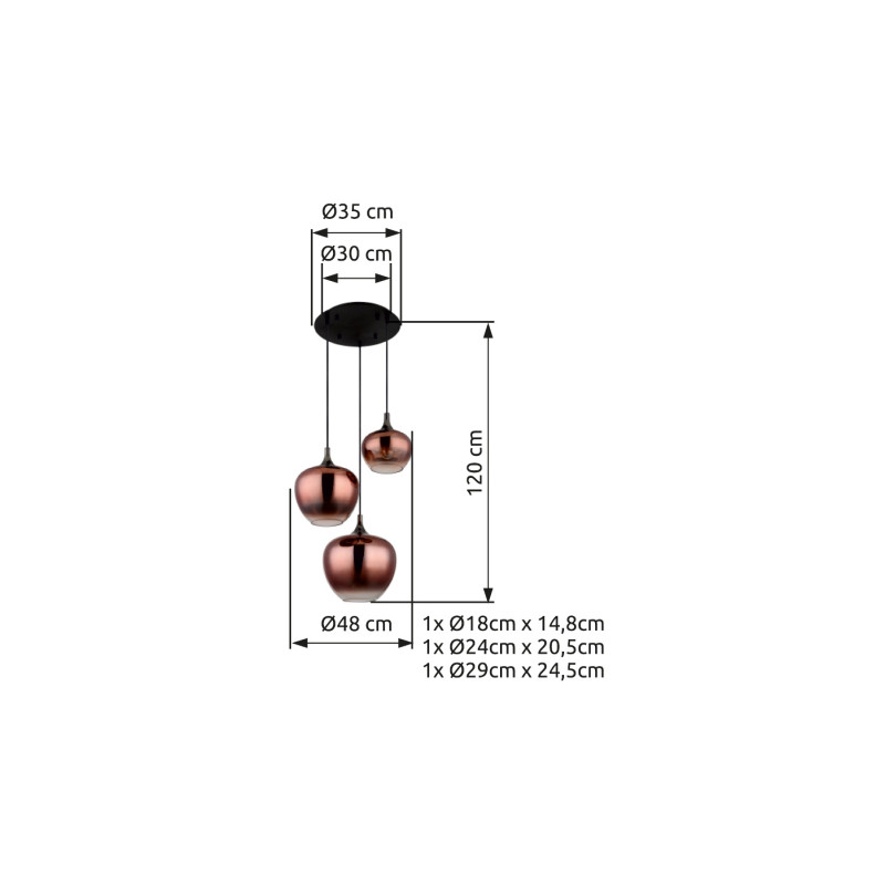 Globo 15548-3HG