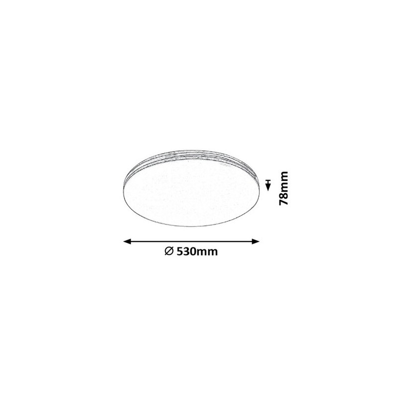 Rabalux stropné svietidlo led Oscar 3411