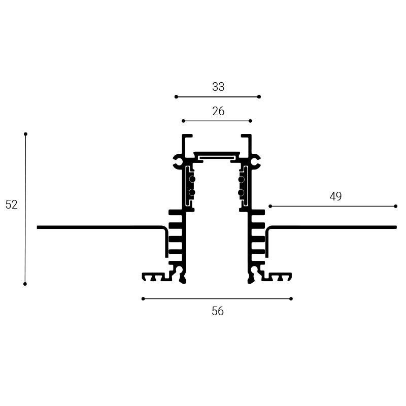 LED2 MAG IN TRACK 2M, W DALI 6093301