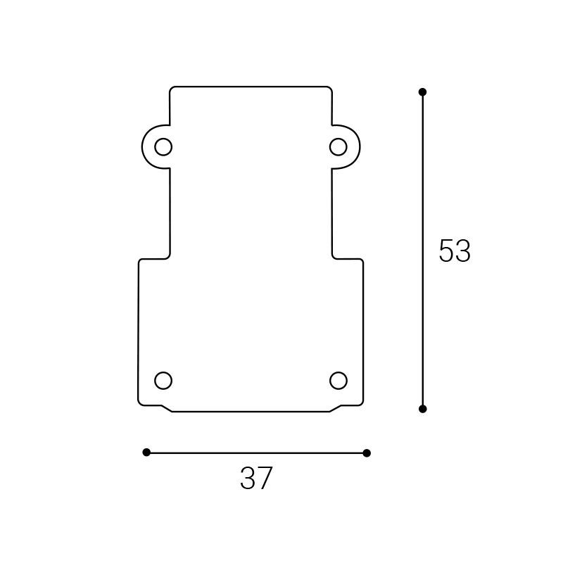 LED2 MAG IN END CAP, W 6093401