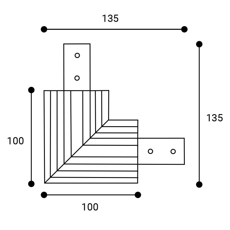 LED2 MAG IN CORNER-H, W DALI 6093501