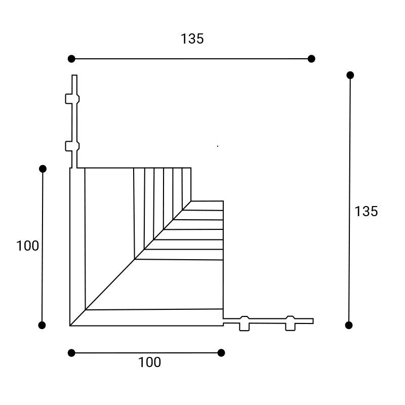 LED2 MAG IN CORNER-V, W DALI 6093601