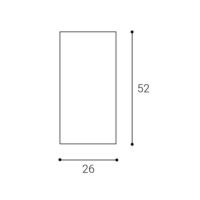 LED2 MAG END CAP, W 6093001