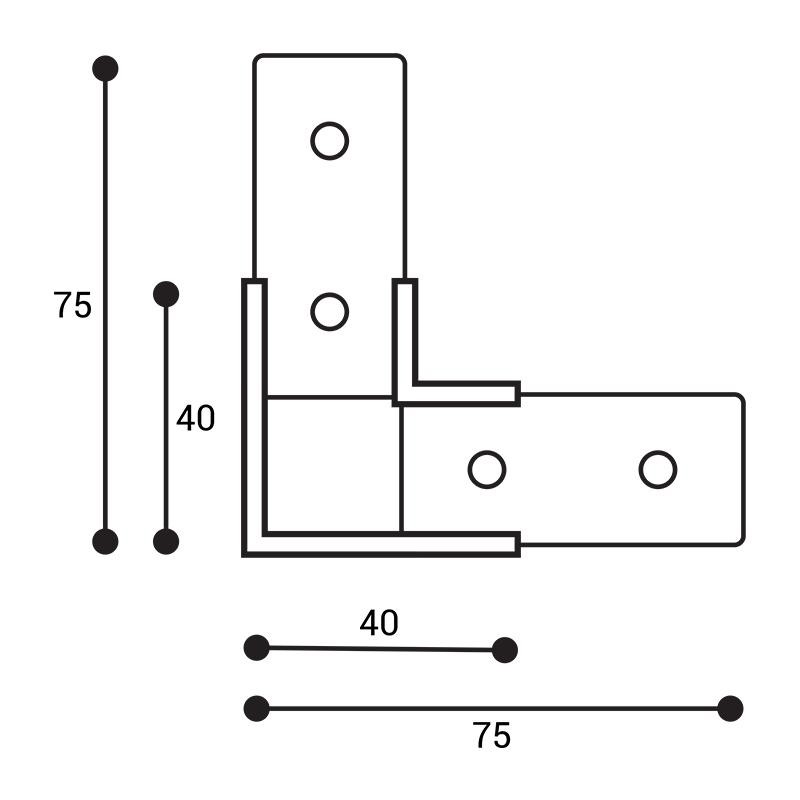 LED2 MAG CORNER-H, W DALI 6093101