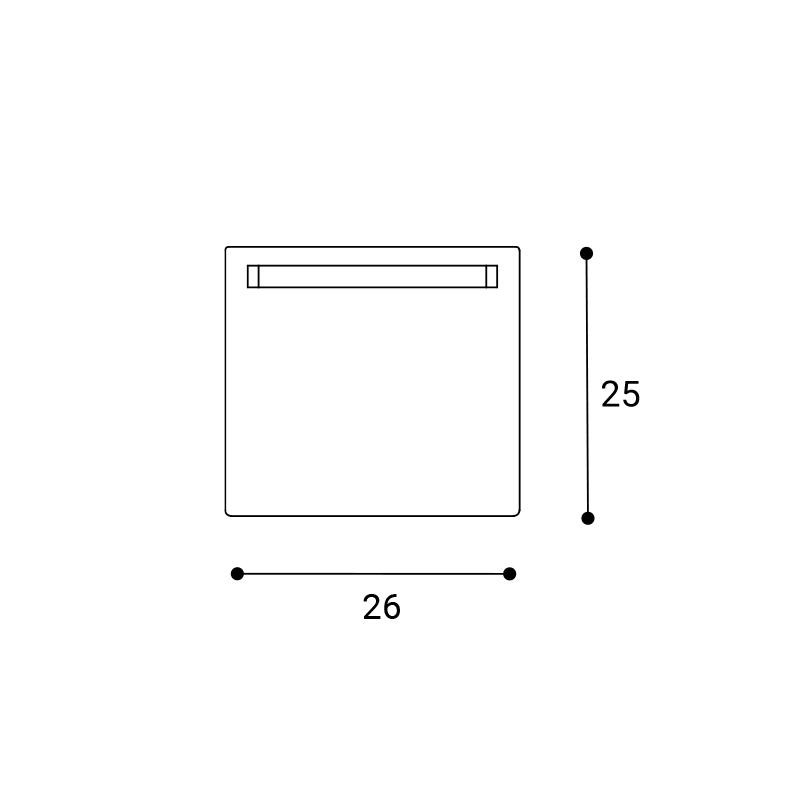 LED2 MAG LOW END CAP, W 6499801