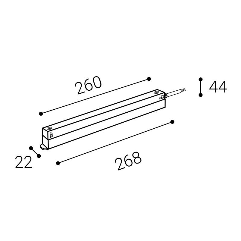 LED2 MAG DRIVER 250W, W DALI 6092801