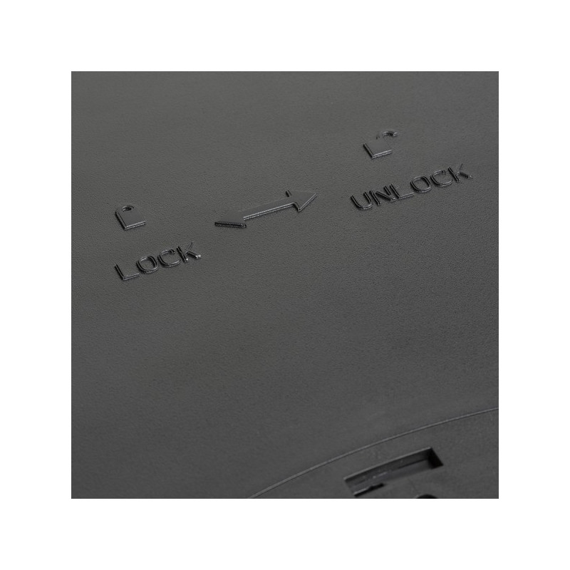 RENDL LANA 60 prisadená čierna plast 230V LED 50W 3000K 4000K 6000K R14308