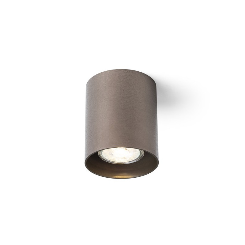 RENDL MANTOVA I stropná česaný bronz 230V LED GU10 7W R14215