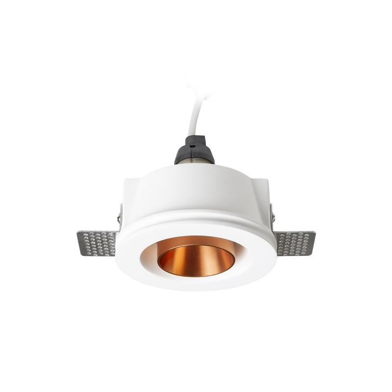 RENDL DAYTONA náklopná sadrová/česaná meď 230V LED GU10 8W R14162