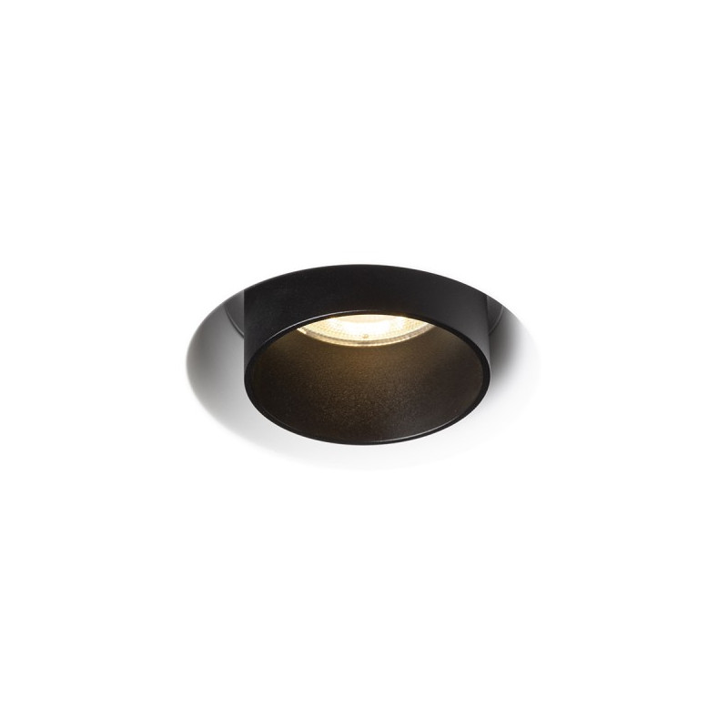RENDL DAYTONA náklopná sadrová/čierna 230V LED GU10 8W R14160