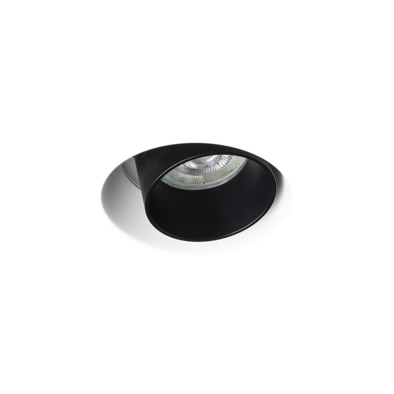 RENDL DAYTONA náklopná sadrová/čierna 230V LED GU10 8W R14160