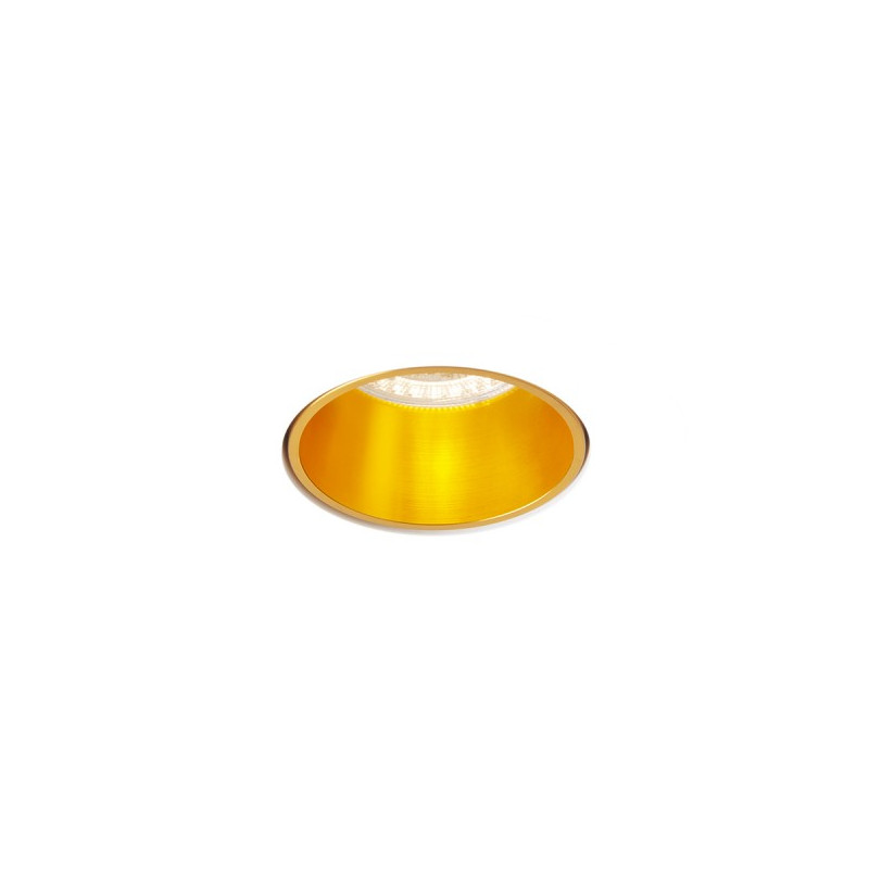 RENDL DAYTONA pevná sadrová/česaná mosadz 230V LED GU10 8W R14158