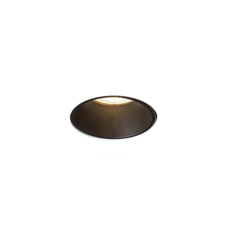 RENDL DAYTONA pevná sadrová/čierna 230V LED GU10 8W R14157