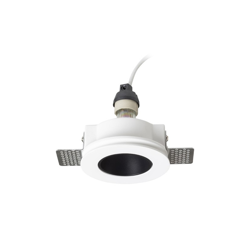 RENDL DAYTONA pevná sadrová/čierna 230V LED GU10 8W R14157