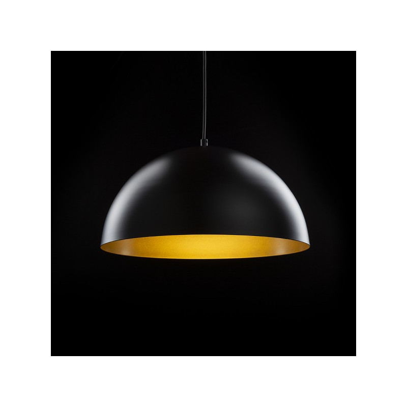 RENDL GLADYS 40 závesná čierna/zlatá 230V LED E27 30W R14114