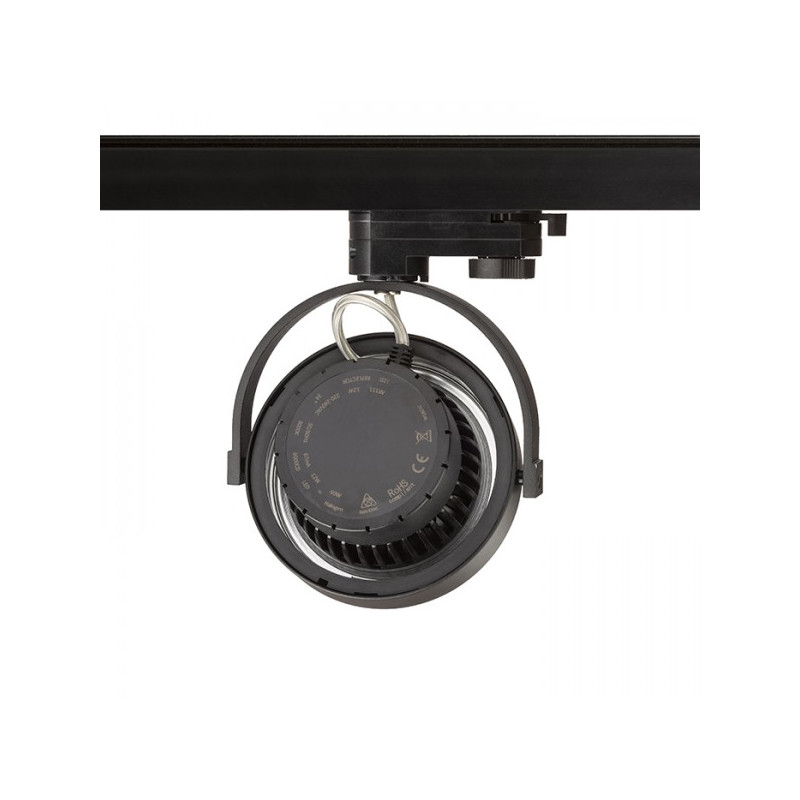 RENDL KELLY LED pre trojokruh. lištu čierna 230V LED 12W 24° 3000K R14547