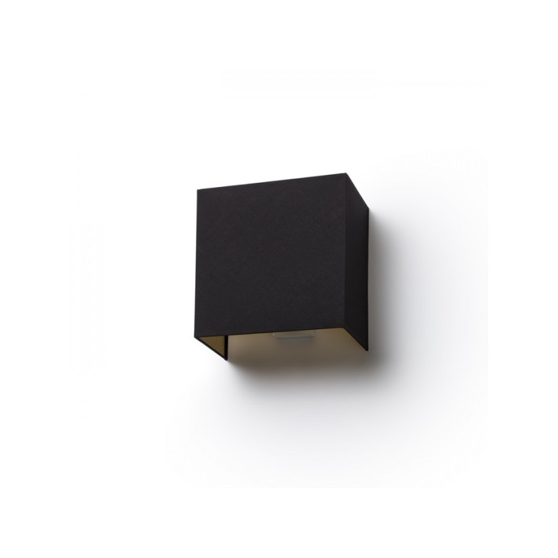 RENDL LOPE W 25/14 nástenná  Pollycotton čierna/biele PVC 230V LED E27 15W R14545