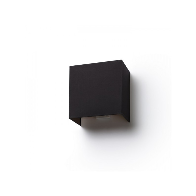 RENDL LOPE W 25/14 nástenná  Pollycotton čierna/biele PVC 230V LED E27 15W R14545