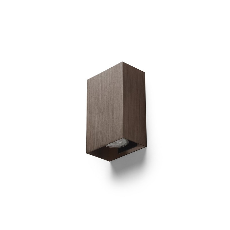 RENDL CAPRI RC nástenná  česaný bronz 230V LED GU10 2x9W R14418