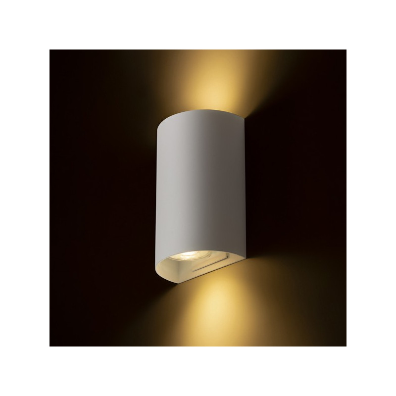 RENDL CAPRI R nástenná  česaná mosadz 230V LED GU10 2x9W R14414