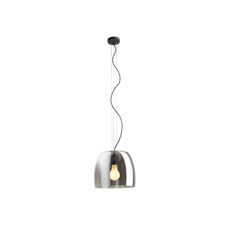 RENDL ORLANDO 35 závesná dymové sklo/čierna 230V LED E27 24W R14396