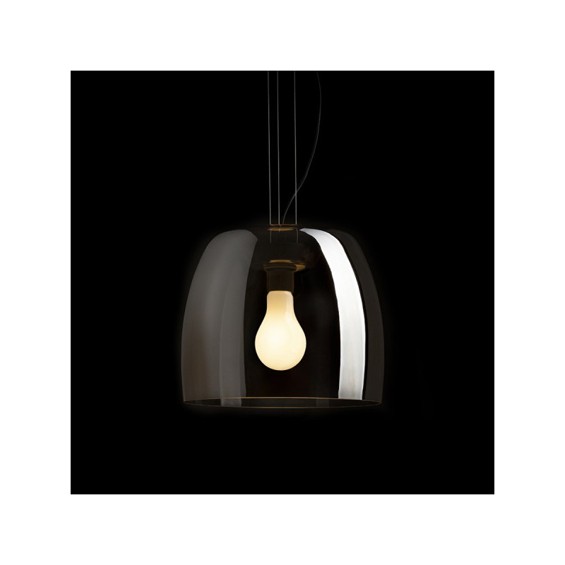 RENDL ORLANDO 35 závesná dymové sklo/čierna 230V LED E27 24W R14396