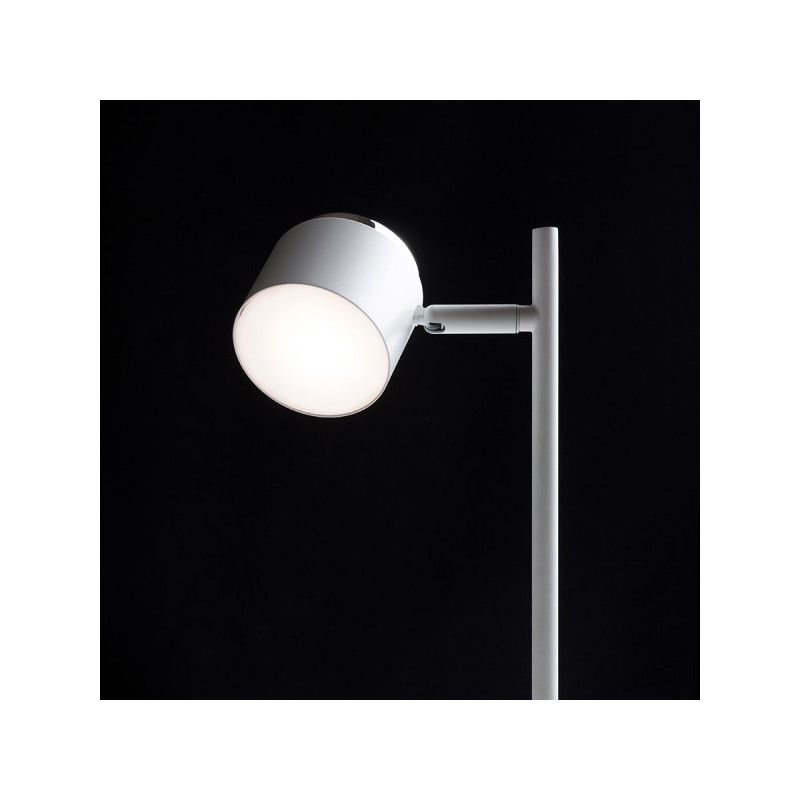 RENDL NOVA stolná čierna chróm/mliečny akrylát 230V LED 4.2W 3000K R14275