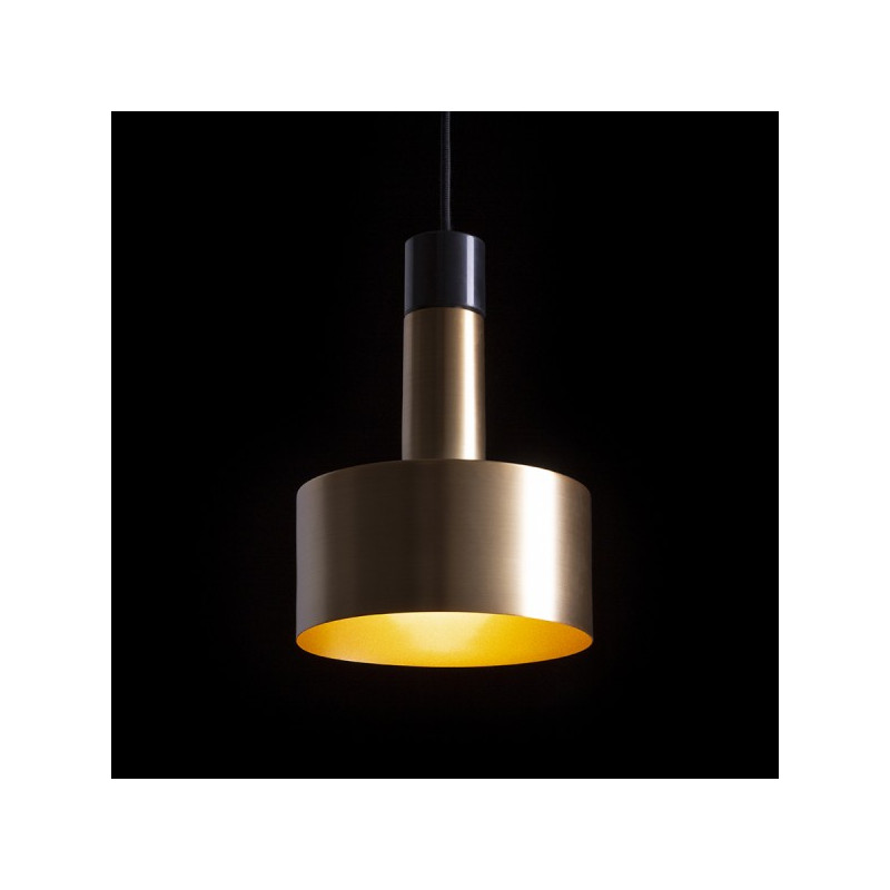 RENDL DIVINA závesná mosadz/dekor čierny mramor 230V LED E27 5W R14260