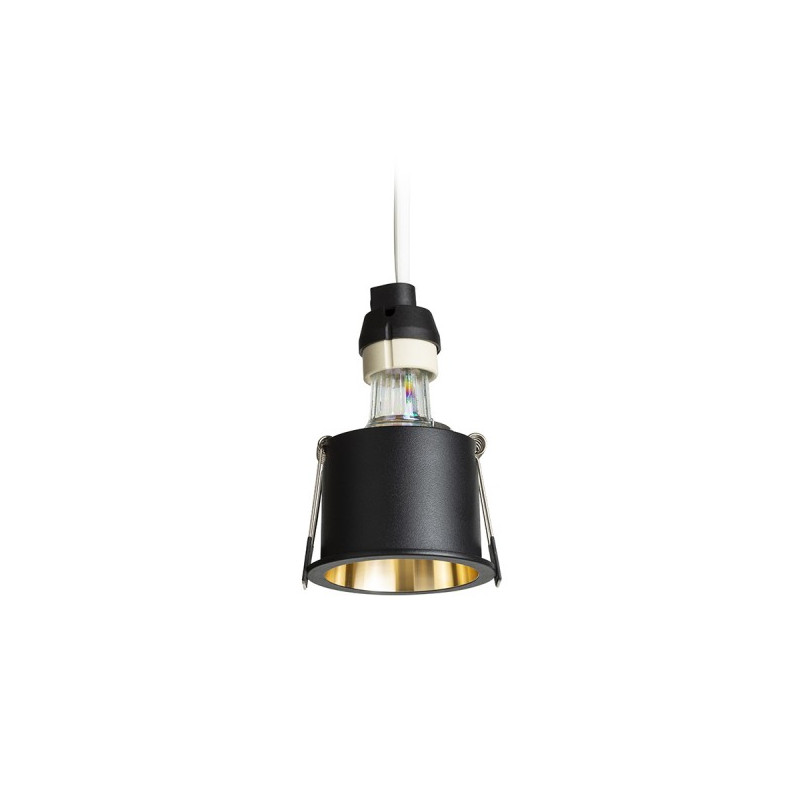 RENDL ORCO zápustná čierna/zlatá 230V LED GU10 9W R14259