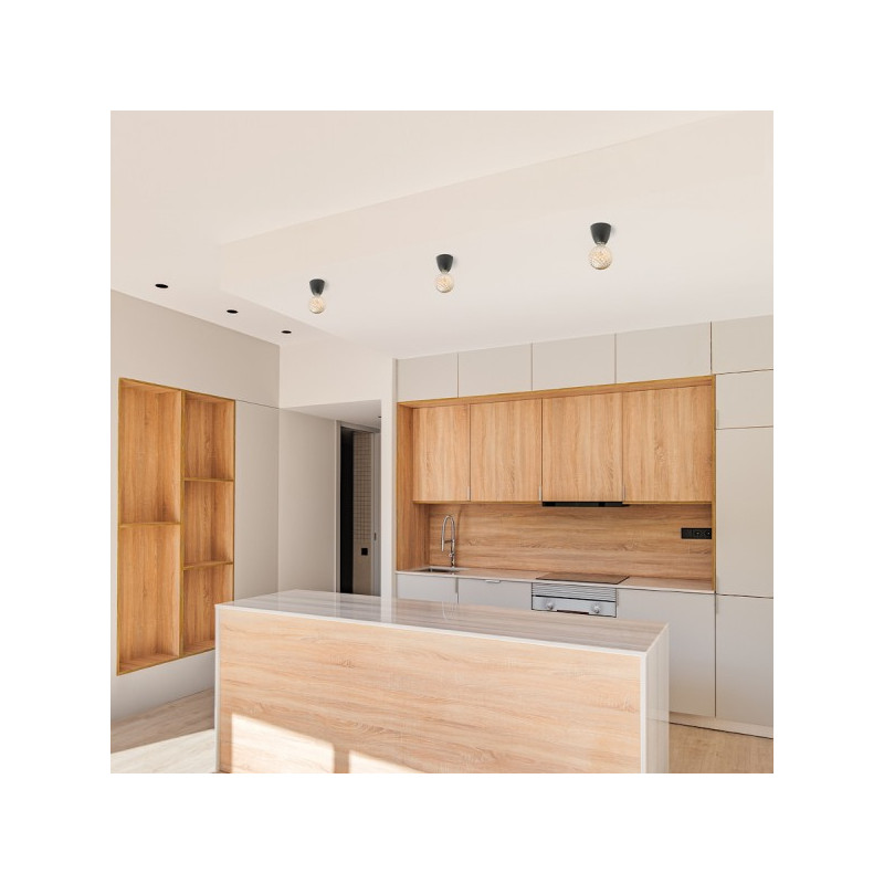 RENDL ORCO zápustná čierna 230V LED GU10 9W R14258