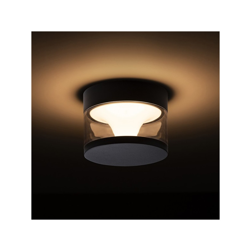 RENDL BRENDA prisadená čierna 230V LED 9W IP65 3000K R14202