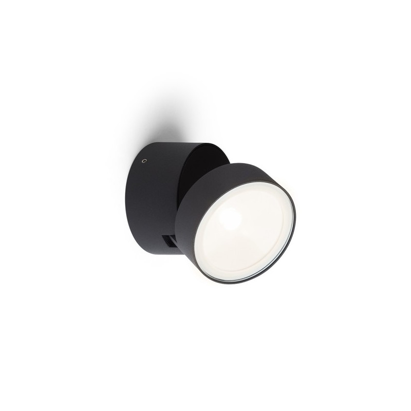 RENDL FLAVIO R prisadená čierna 230V LED 6W 110° IP54 3000K R14201