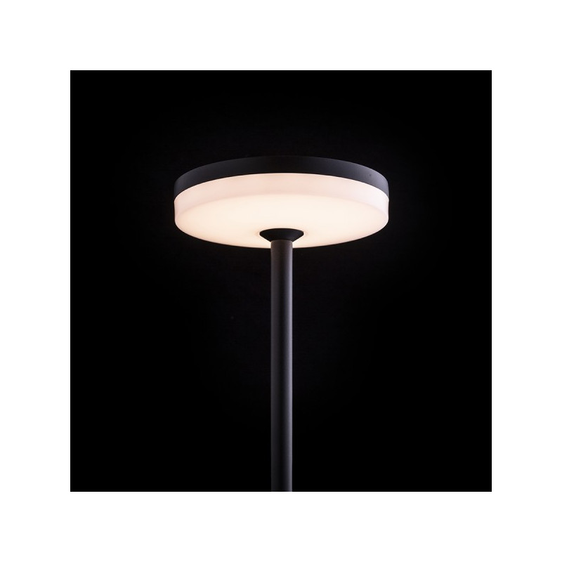 RENDL SEMPLICE 80 stojanová / na bodci čierna matný akrylát 230V LED 12W IP54  3000K R14195