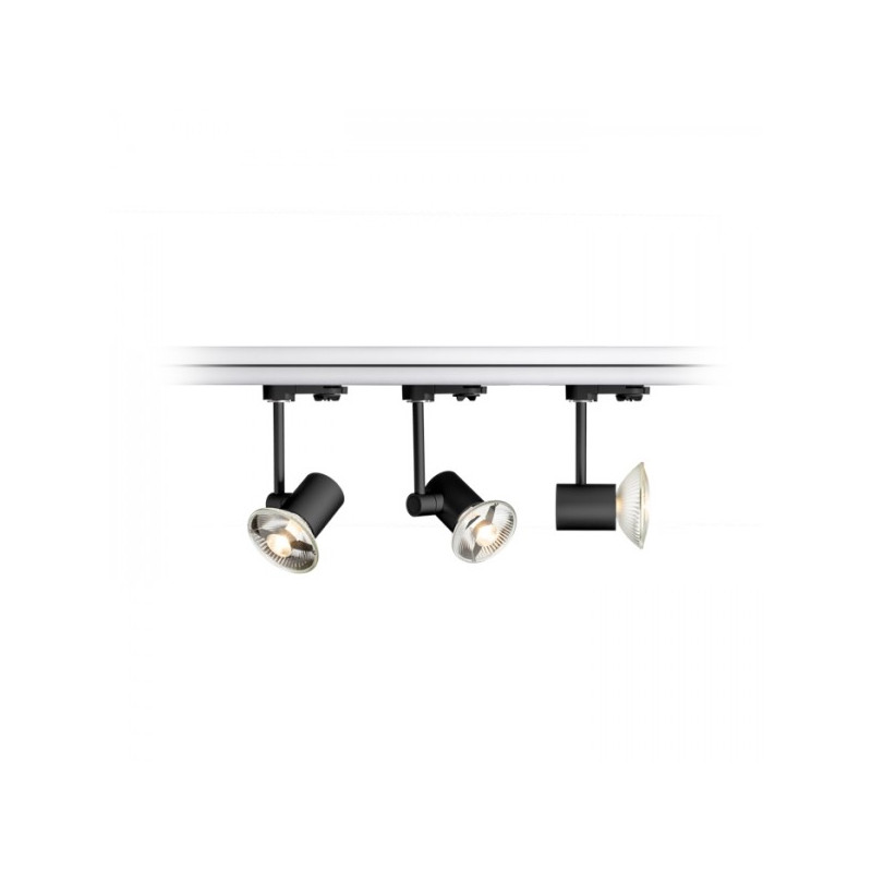 RENDL FAX pre trojokruh. lištu čierna  230V LED GU10 12W R11724