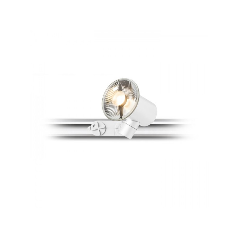 RENDL FAX pre trojokruh. lištu biela  230V LED GU10 12W R11723