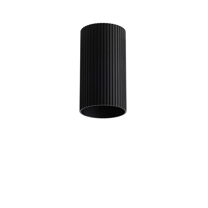 Azzardo LUCAS RIBBED TUBE 10 BKAZ6126