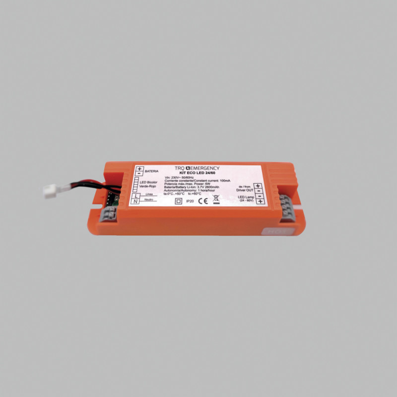EMERGENCY KIT TRQ : KIT ECO LED 24/60 ,1 HORA, ref: 32402
