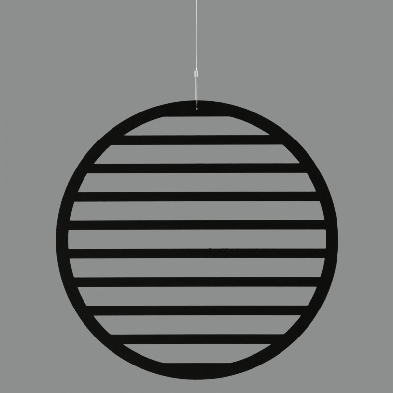 Kit 0001 Circle Deco Black Matt, Without lighting