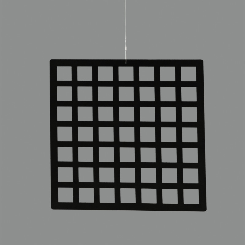 Kit 0001 Square Deco Black Matt, Without lighting