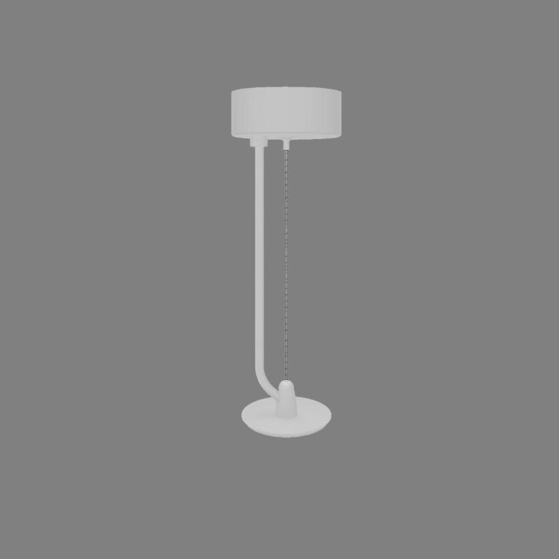 Pipe 3986 Pendant Kit White,, CL.I, Without lighting